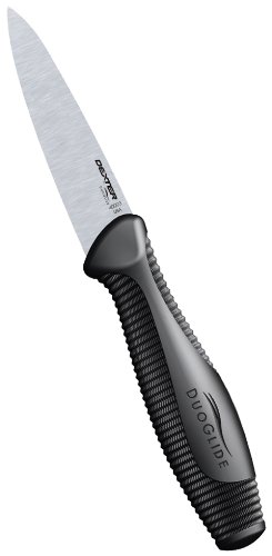 Dexter DuoGlide 3-3/8-Inch Carbon Steel Paring Knife with Soft Grip Handle