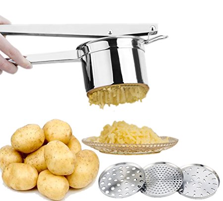 Ekarro Potato Ricer/Masher Professional Stainless Steel Baby Food Press