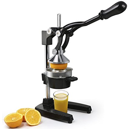 ROVSUN Commercial Grade Citrus Juicer Hand Press Manual Fruit Juicer Juice Squeezer Citrus Orange Lemon Pomegranate (Black)