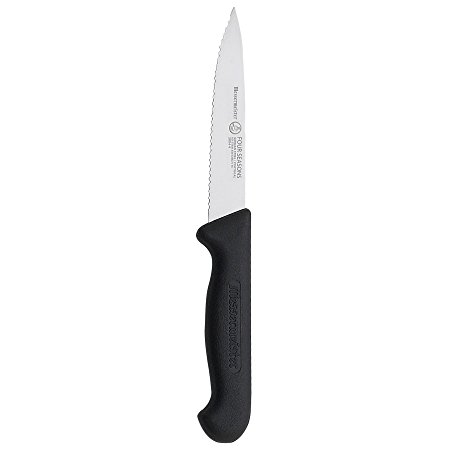 Messermeister Four Seasons Serrated Spear Point Paring Knife, 4-Inch