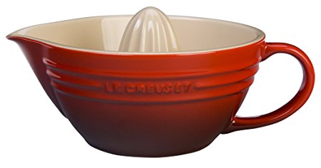 Le Creuset Stoneware 16-Ounce Citrus Juicer, Cherry