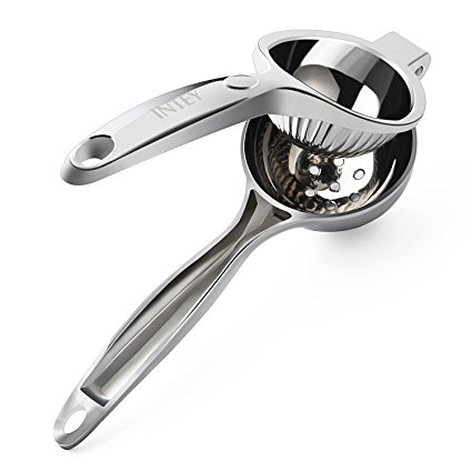 INTEY Lemon Squeezer,Citrus Press,Lime Juicer-Zinc Alloy