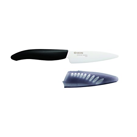 Kyocera Advanced Ceramics Revolution Series 3.7-inch Fruit Knife with Sheath