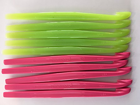 10 Tupperware Green & Pink Citrus Peelers